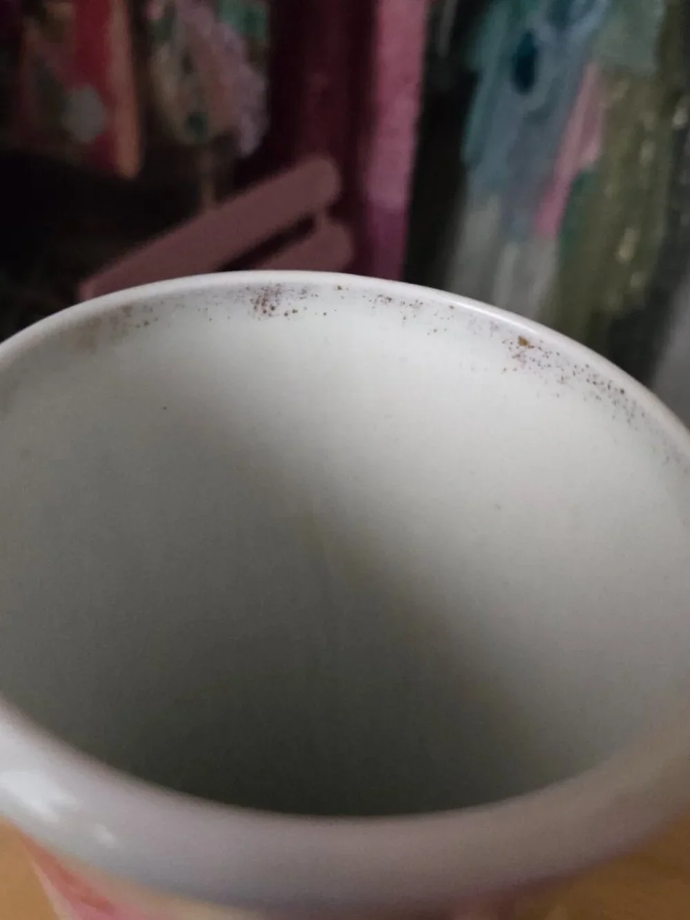 Vintage Pink Rose Vase Pottery Cottagecore Romantic Fairycore